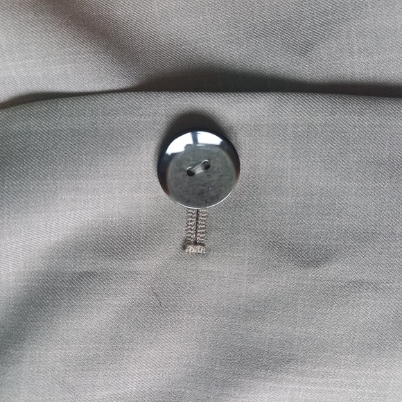 Size 12 Petite Collection Grey Smart Blazer Suit Jacket - Picture 5 of 9